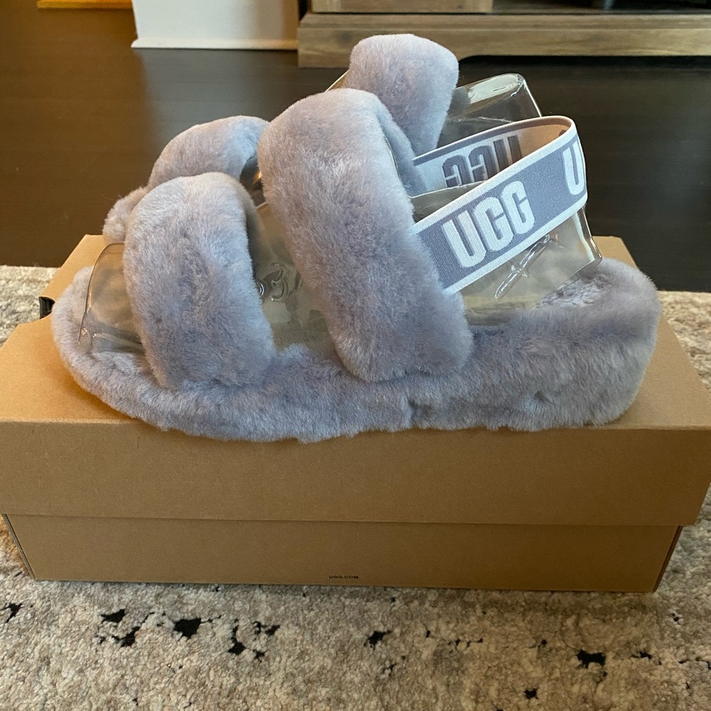 UGG Oh Yeah Sheepskin Slides!